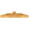 Ekena Millwork Portland Rough Sawn Timber Gable Bracket, Western Red Cedar, 36"W x 7"H x 4"D x 4"F, 5/12 Pitch GBW036X07X0404POR00RWR - alternate 3